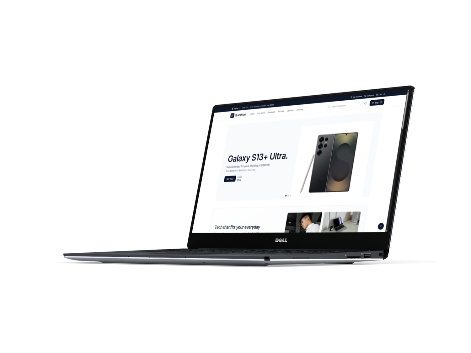 QuickMart e-commerce website